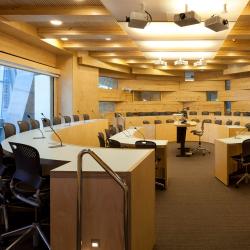 One of the oval theatres inside the UTS Dr Chau Chak Wing building