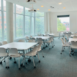 Light and bright collaborative style classroom space in UTS building 8