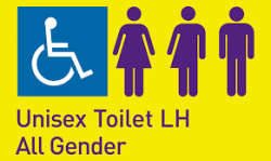 UTS bathroom sign