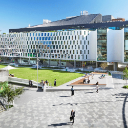 UTS Alumni Green seen from above