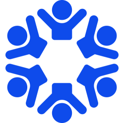 Stylised human icons arranged in a circle