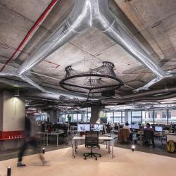 Interior view industrial air conditioning