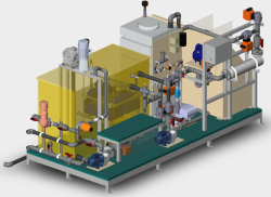 Model of water filtration system