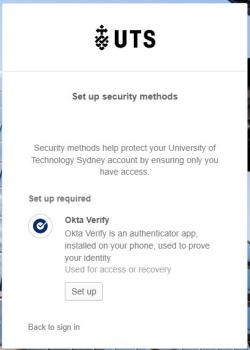 OKTA - verify screenshot
