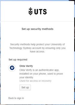 OKTA - verify screenshot