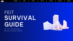 Front page of the FEIT Survival Guide document