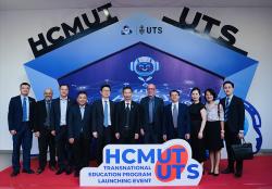 UTS and HCMUT delegates at the Launch Day on 9 April in Ho Chi Minh City