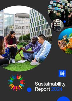 Sustainability report cover 2024