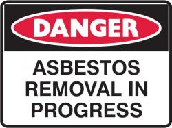 Asbestos sign