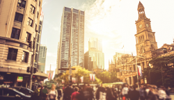 A photo of Sydney Town Hall