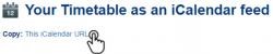 Your timetable as an icalendar feed