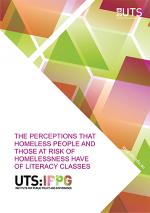 Cover of homelessness and literacy report