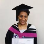 Harriet Rini at her graduation