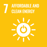 Icon for SDG 7 Affordable and clean energy