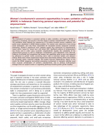 Women’s involvement in economic opportunities in water, sanitation and hygiene (WASH) in Indonesia: Examining personal experiences and potential for empowerment cover