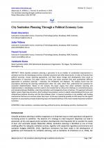 City Sanitation Planning Through a Political Economy Lens cover