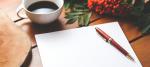pen coffee and note pad