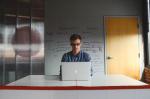 man using a labtop
