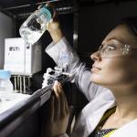 Coral testing in the lab