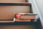 Books on a step