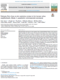 Cover for Pathogen flows from on-site sanitation systems in low-income urban neighborhoods, Dhaka: A quantitative environmental assessment