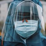 Healthcare worker wearing PPE