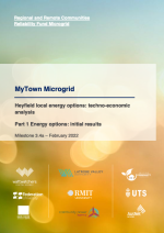 MyTown Microgrid report cover