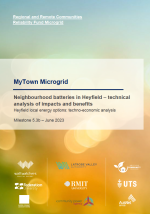 MyTown Microgrid report cover