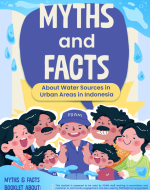 Report cover for Booklet for PDAM: Myths and facts about piped water.