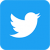White bird against a light blue, rounded square